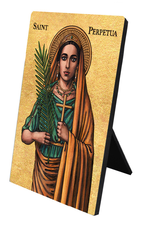 Theophilia St. Perpetua Desk Plaque