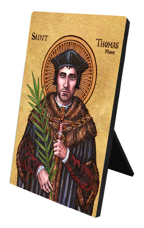 Theophilia St. Thomas More Desk Plaque