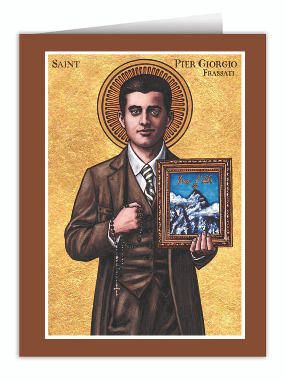 Theophilia Saint Pier Giorgio Frassati Note Card