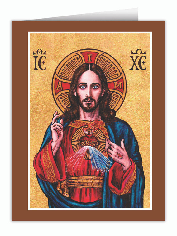 Theophilia Sacred Heart of Jesus Note Card