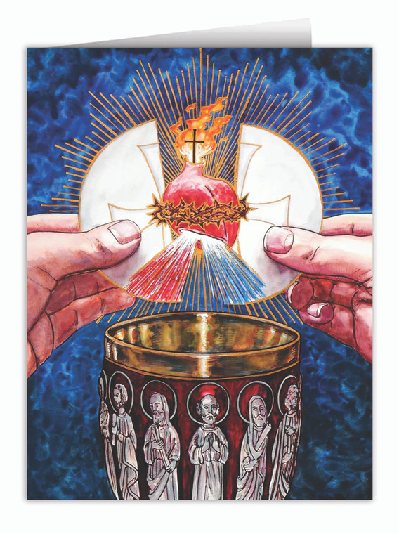 Theophilia The Eucharistic Heart of Jesus  Note Card