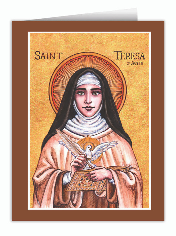 Theophilia St. Teresa of Avila Note Card