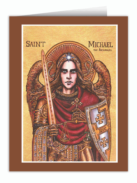 Theophilia St. Michael the Archangel Defender Note Card