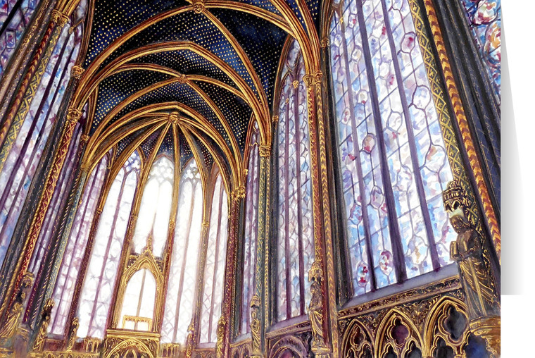 Theophilia Sainte-Chapelle  Greeting Card