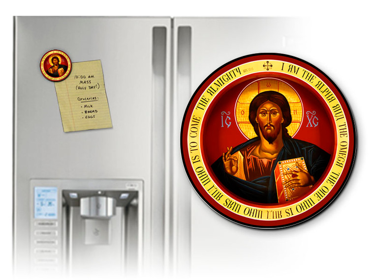 Christ the Teacher Round Magnet