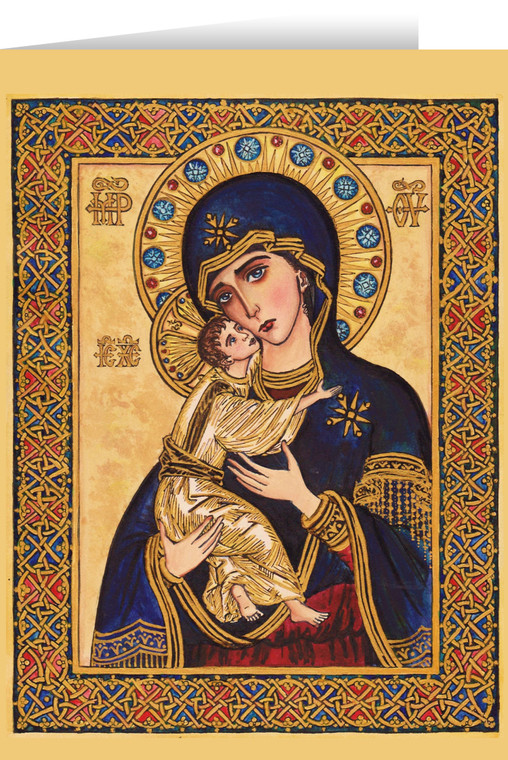 Theophilia Theotokos of Vladimir Greeting Card