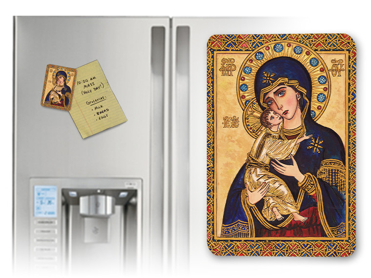 Theophilia Theotokos of Vladimir Magnet