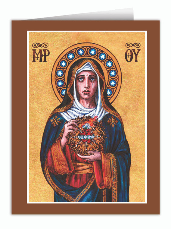 Theophilia Our Lady of Sorrows Note Card