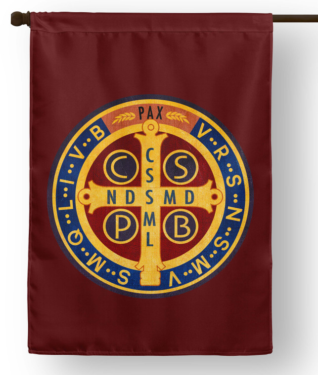Benedictine Medal House Flag
