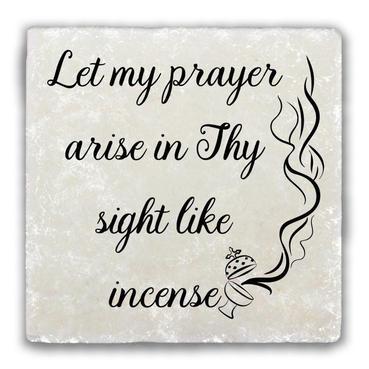 Holy Smokes Quote Tumbled Stone Coaster 