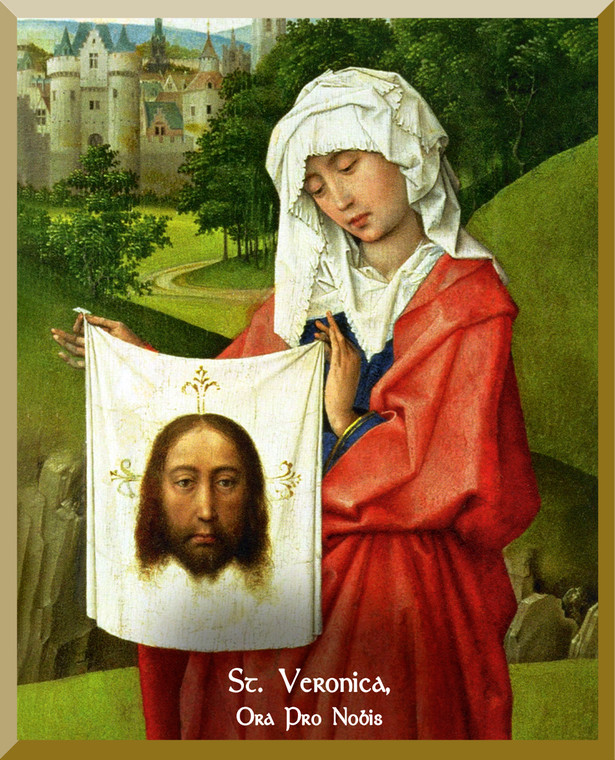 St. Veronica Wall Plaque St. Veronica Wall Plaque