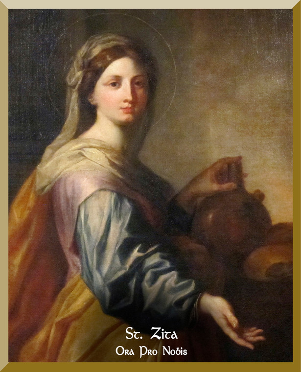 St. Zita Wall Plaque