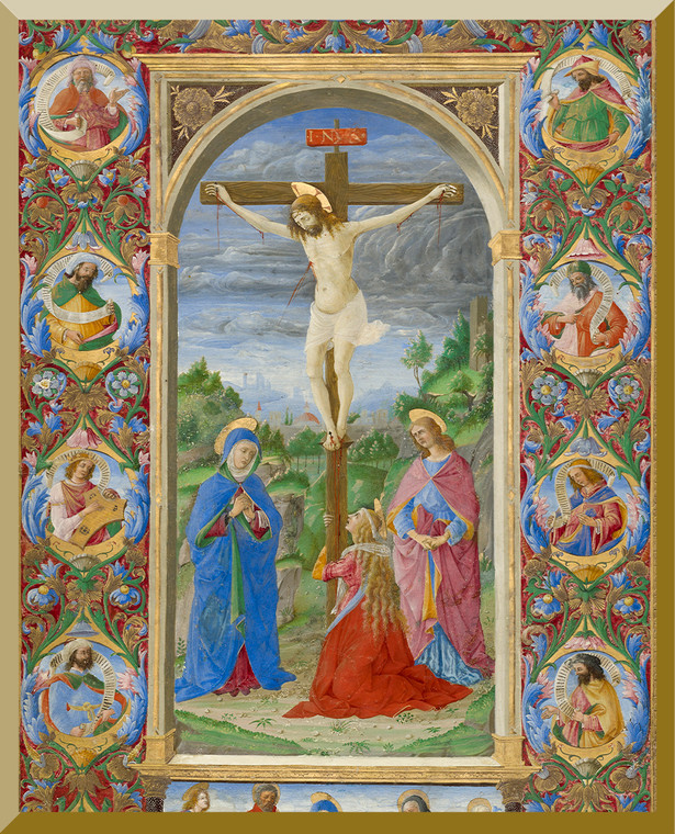 The Crucifixion with Prophets Wall Plaque
