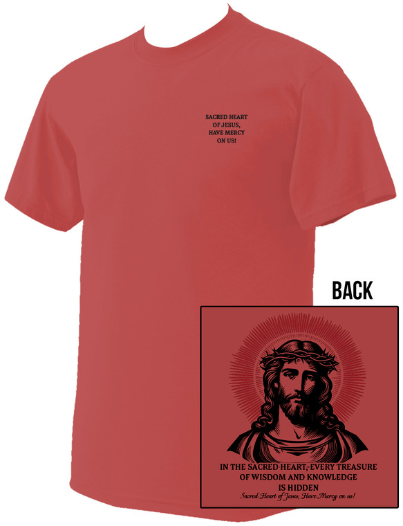 Sacred Heart of Jesus Red T-Shirt