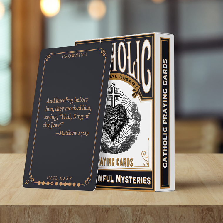 Sorrowful Mysteries Praying Card Deck