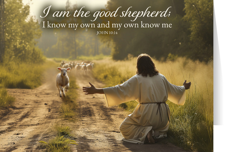 Good Shepherd Scripture Greeting Cards Good Shepherd Scripture Greeting Cards