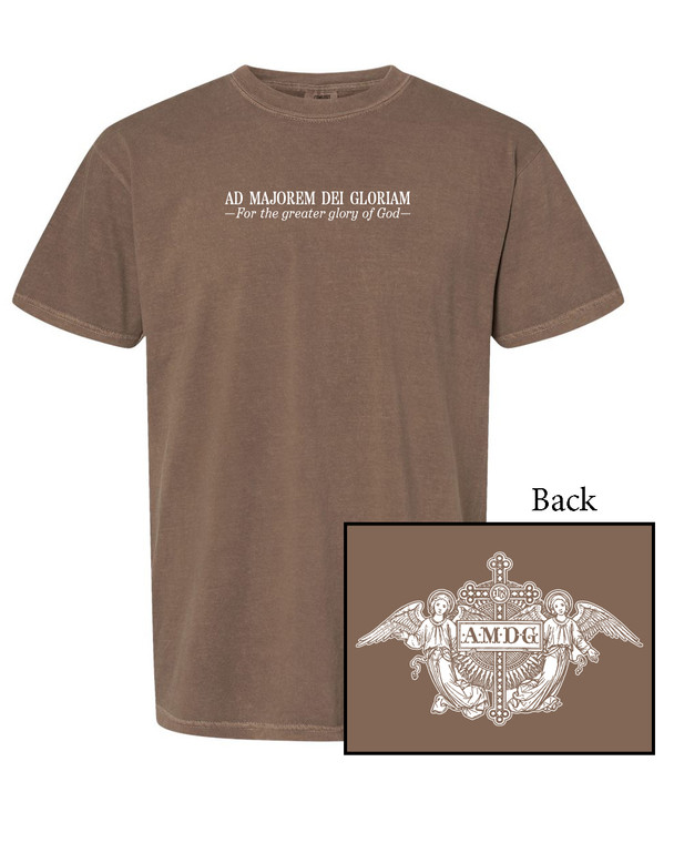 "Ad Majorem Dei Gloriam" Woodcut T-Shirt "Ad Majorem Dei Gloriam" Woodcut T-Shirt