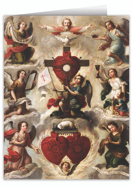 Allegory of the Holy Eucharist Note Card
