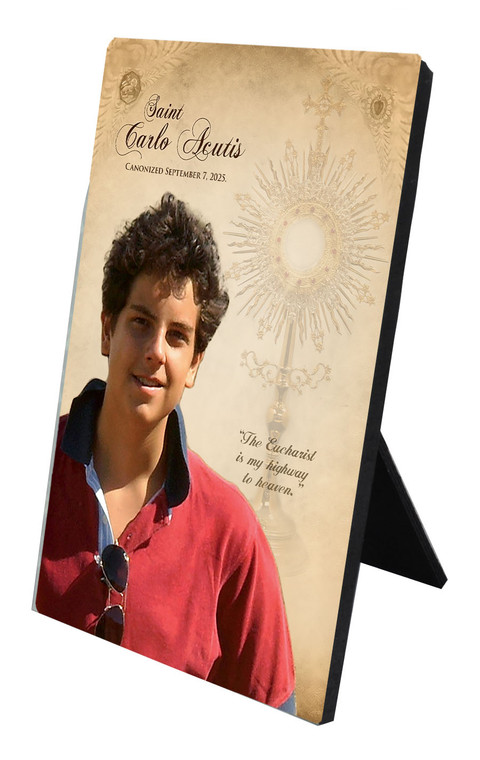 St. Carlo Acutis Desk Plaque St. Carlo Acutis Desk Plaque