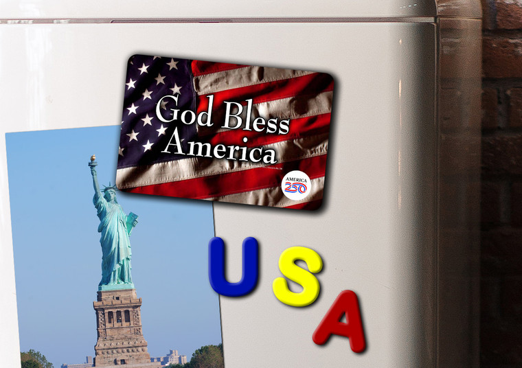 "God Bless America" America250™ Magnet Standard