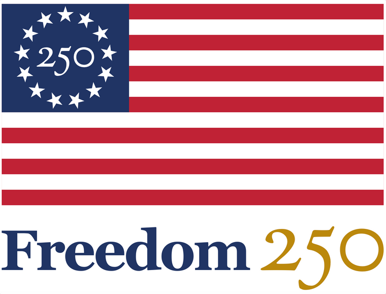 Freedom 250 Flag Greeting Card