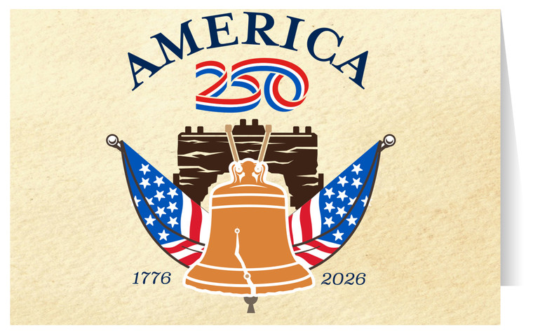 America250™Liberty Bell Greeting Card