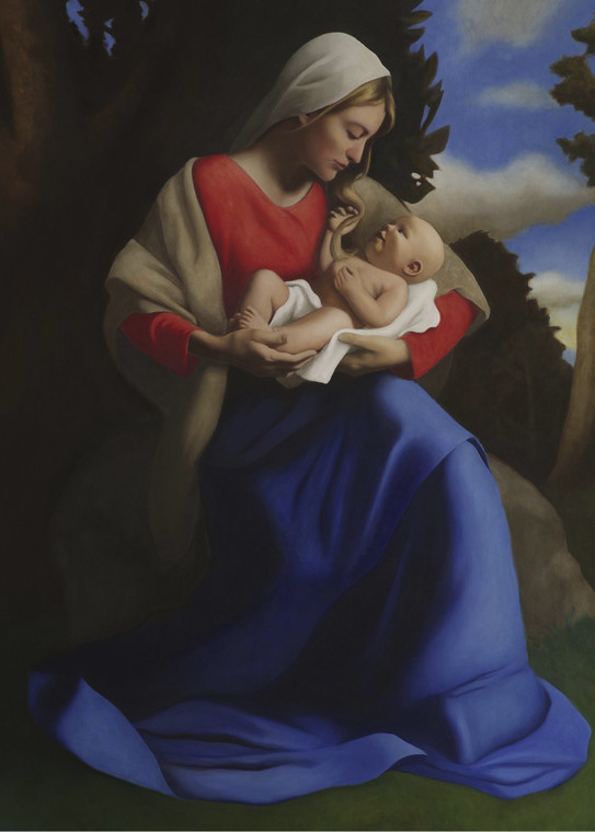Our Lady of St. Benedict by Phillip Bowles Art Print
