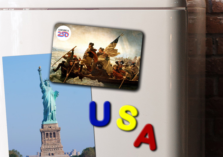 Washington Crossing the Delaware America250™ Magnet Standard