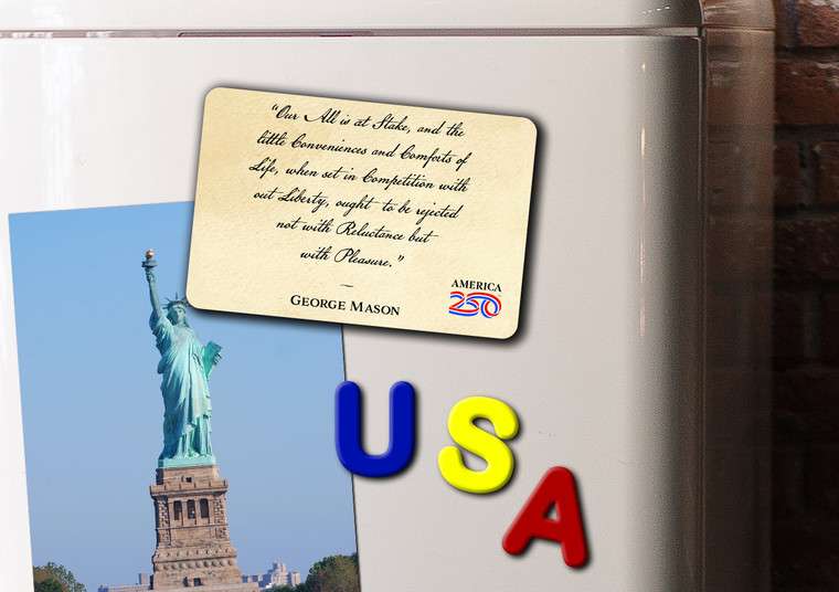 "Our All is at Stake" America250™ Magnet Standard