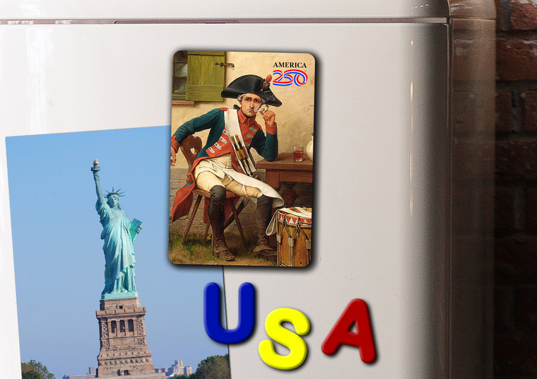 Drummer of the Jersey Blues America250™ Magnet Standard