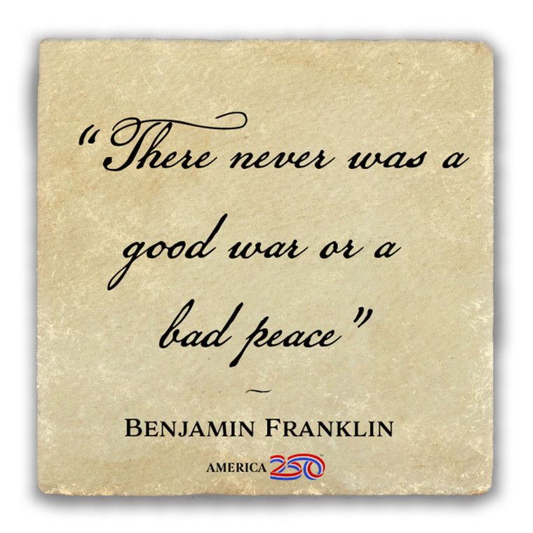 "There Never Was" Tumbled Stone Coaster