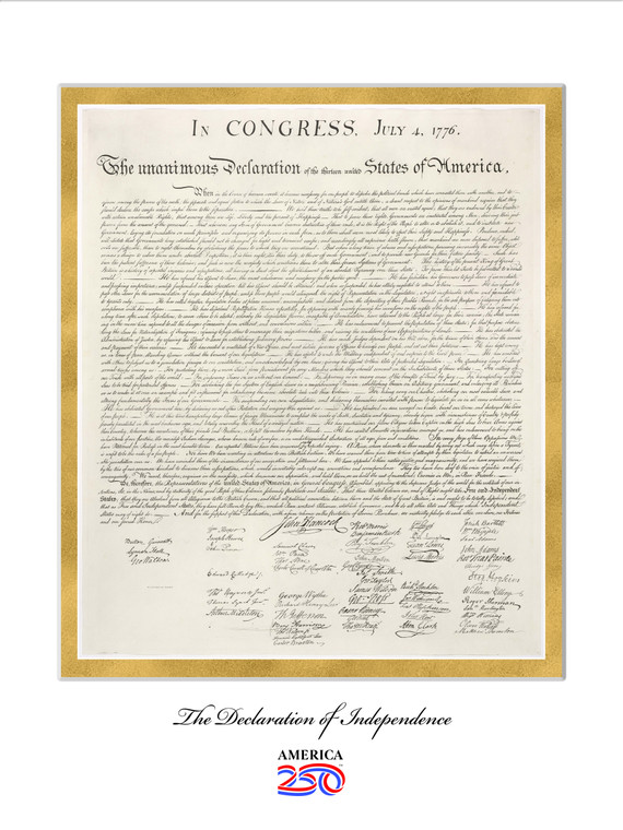 The Declaration of Independence Print