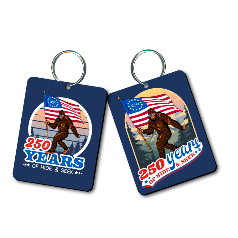 American Bigfoot Keychain