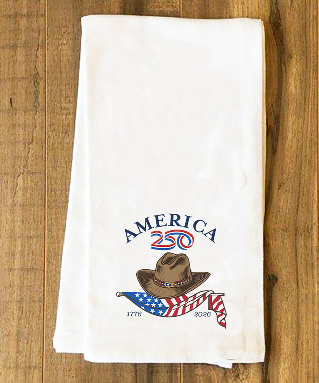 America250™ Cowboy Hat Towel