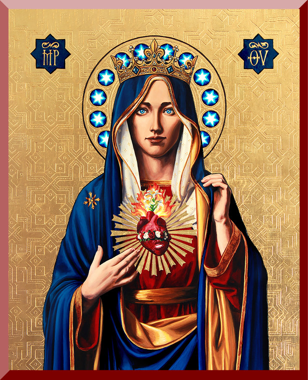 Theophilia Immaculate Heart Wall Plaque