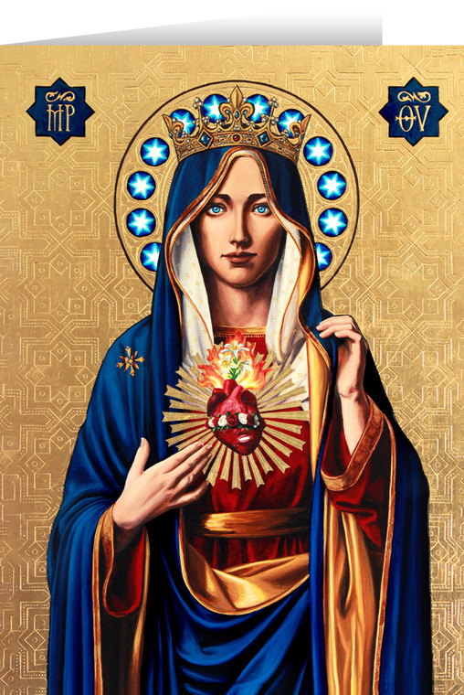 Theophilia Immaculate Heart Greeting Card