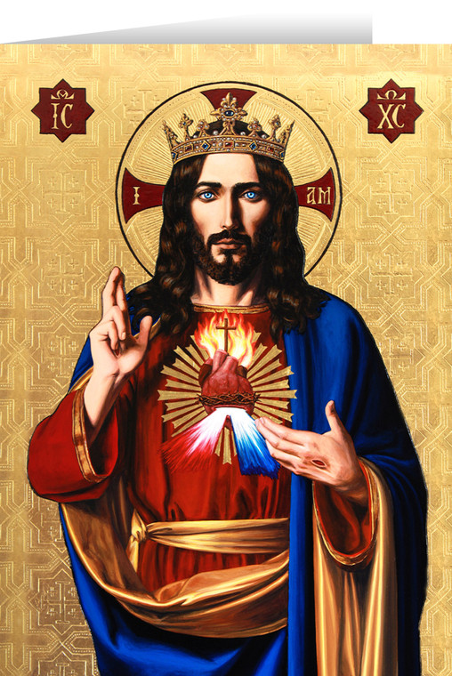 Theophilia Sacred Heart Greeting Card