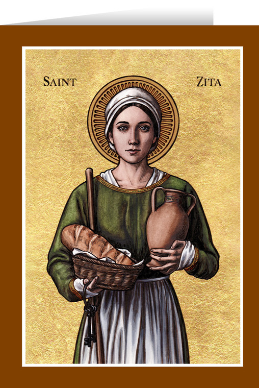 Theophilia St. Zita Greeting Card