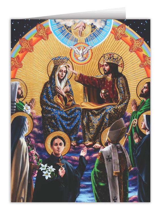 Theophilia The Coronation of the Virgin with Saints Note Card