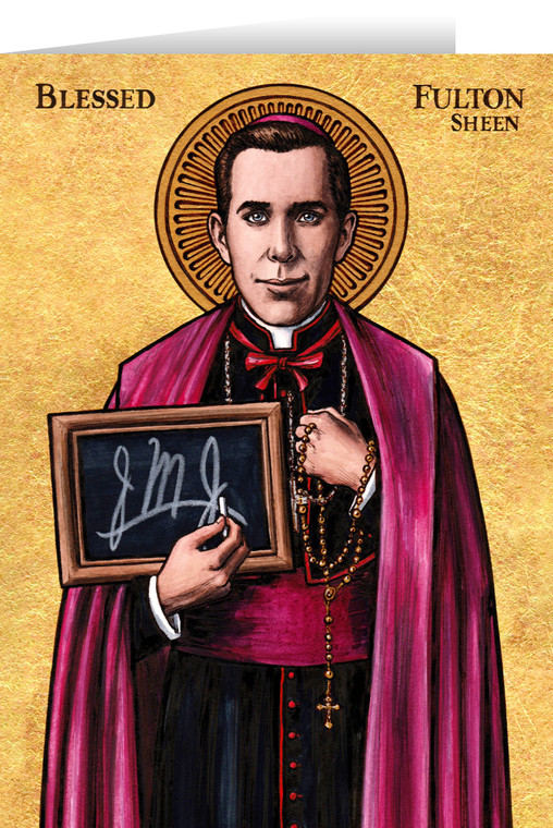 Theophilia Bl. Fulton Sheen Greeting Card