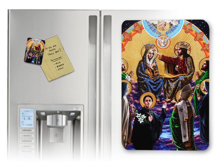 Theophilia The Coronation of the Virgin with Saints Magnet