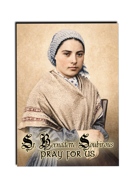 St. Bernadette Soubirous Photo Magnet