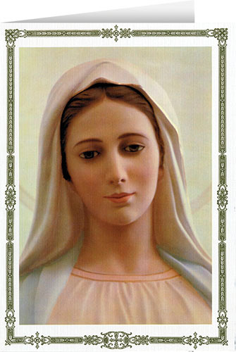 Our Lady of Medjugorje Greeting Card