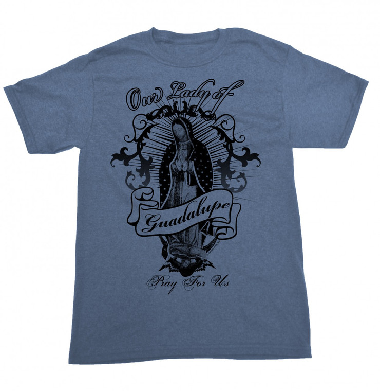 Guadalupe Banner Blue T-Shirt