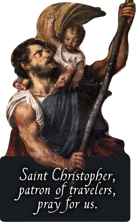 St. Christopher Cutout Magnet