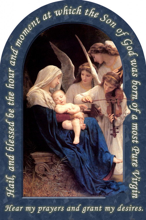Song of the Angels Prayer Arched Magnet