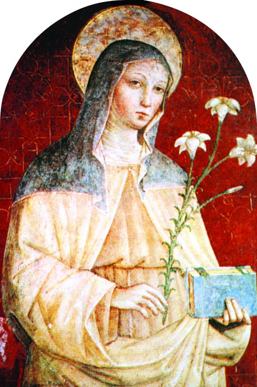 St. Clare Arched Magnet