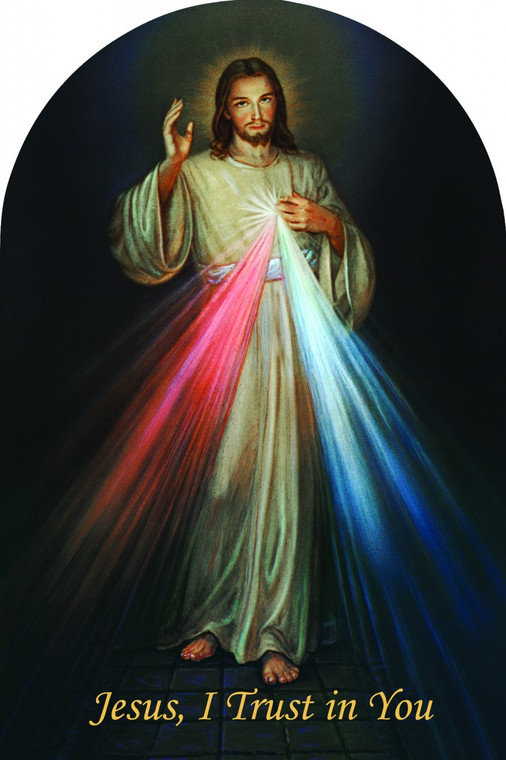 Divine Mercy Arched Magnet