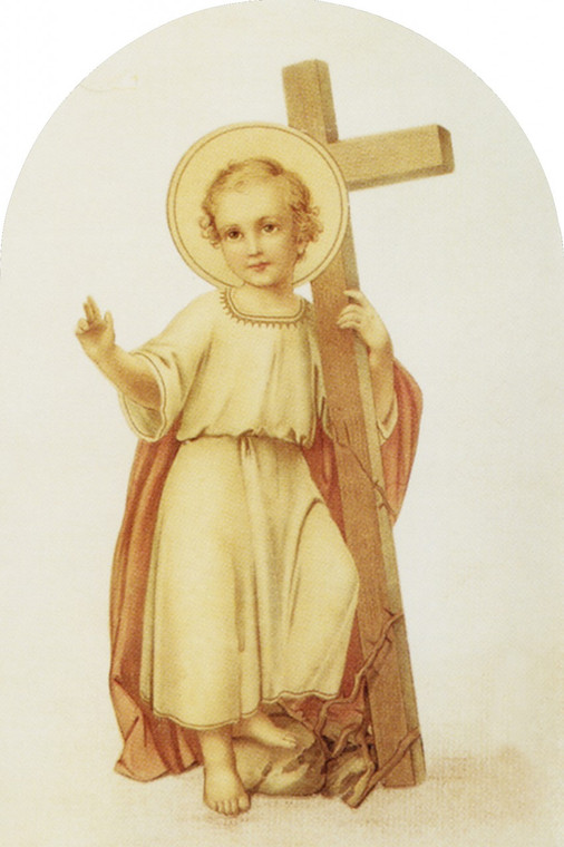 Christ Child with Cross Arched Magnet Christ Child with Cross Arched Magnet