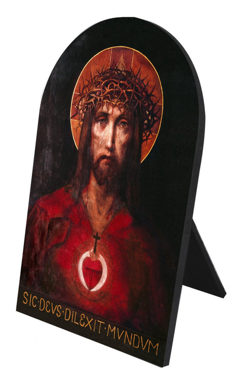 For God So Loved The World Arched Desk Plaque